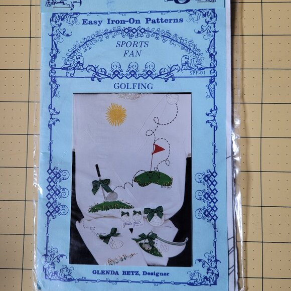 Vintage Iron-on Sports  -  Golf Designs - Picture 1 of 3